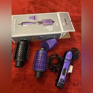 Purple Hair Dryer Brush